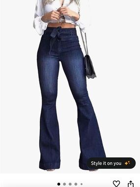 Amazon Bell Bottom Jeans 
NO BELT